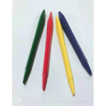12色のプラスチックトライアングルクレヨン